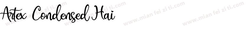 Artex Condensed Hai字体转换
